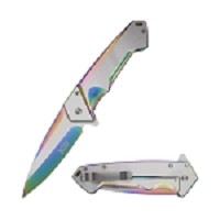 Dark Fantasy - Spring-Assisted Knife - Rainbow