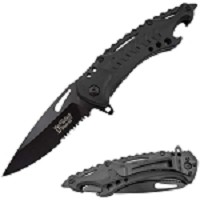 Dark Fantasy - Spring-Assisted Knife - Black