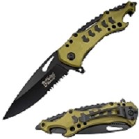Dark Fantasy - Spring-Assisted Knife - Olive Green