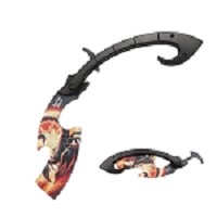 Dark Side Blades Folding Razor Scorpion Knife