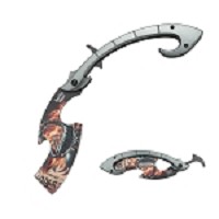 Dark Side Blades Folding Razor Style Knife