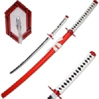 Giyu Tomioka 40 Inch Demon Anime Nichirin Katana Sword