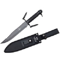 Tactical Spiked Rambo-Style Survival Knife – 14.25