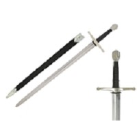 Medieval Warrior - the Crecy Full-Tang Tempered Sword