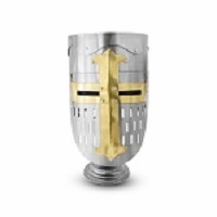 18 Gauge Steel Medieval Templar Crusader Helmet