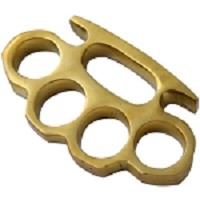 Heavy-Duty Brass Knuckle Belt Buckle