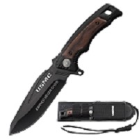 9 Inch USMC Earned Never Given Military Fixed Blade Knife