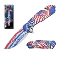 USA 250th Anniversary Statue of Liberty Tactical Spring Assist Knife