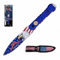 MTech USA - Fixed Blade Knife Blue - USA 250th Anniversary