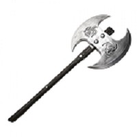 39.4 Inch PU Foam Viking Two Handed Axe for Cosplay