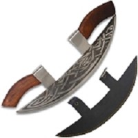 17.75 Inch Handmade Double Pizza Axe