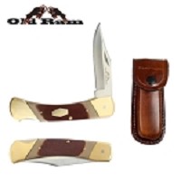8.75 Inch Lock Back Manual Folding Knife Delrin Handle