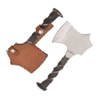 10 Inch Handmade Railroad Spike Axe