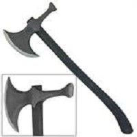 Rustic Barbarian Hammerhead Battle Axe