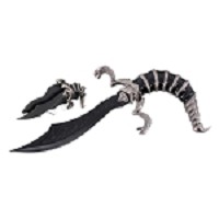 Fantasy Cobra Snake Dagger with Scorpion Tail Handle