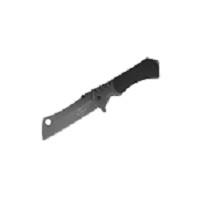 Spring-Assisted Heavy Duty Razor Knife - Black Gray Handle