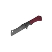 Spring-Assisted Heavy Duty Razor Knife - Red Gray Handle