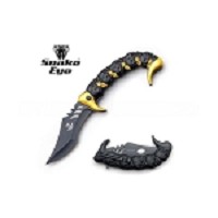 Fantasy Scorpion Tail Design Spring Assisted Folding Knife