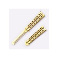 Comb Butterfly Training Knife - Gold