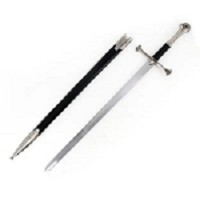 39.5 Inch Medieval Fantasy Sword with Scabbard