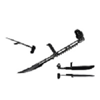 27.5 Inch Blood Rayne Ninja Forearm Vampire Sword