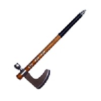 18 Inch Native American Peace Pipe Tomahawk Axe 18