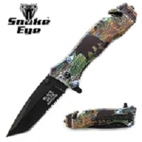 Black Bear Tactical Rescue Style Spring Assist Folding Knife