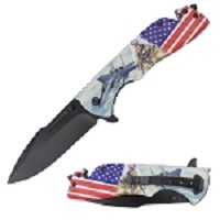 US Air Force Tactical Rescue Spring Assist Pocket Knife