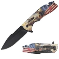 US Army Tactical Rescue Spring Assist Pocket Knife