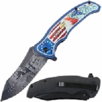 Semi-Quincentennial Patriotic Assisted Opening Pocket Folding Knife