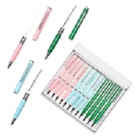 One Dozen Pen Letter Opener Knives Green, Pink and Blue Color