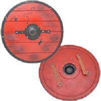 Viking Wooden Shield 23 Inch Overall