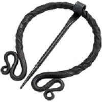 Medieval Warrior - Cloak Pin 3.25 Inch