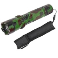 6.5 Inch Flashlight Stun Gun - Jungle Camo