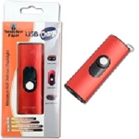 Micro USB Keychain Self Defense Stun Gun Red