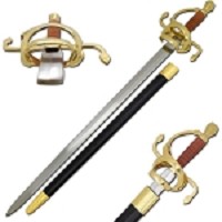 Medieval Warrior - Rapier Sword 39 Inch Overall