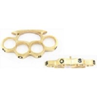 BOSS Brass Knuckles - Self Defense Belt Buckle