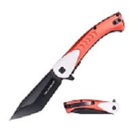 Tac - Force - Spring-Assisted Knife Tanto Blade - Red 