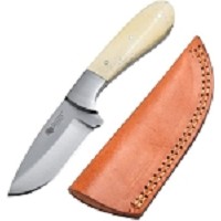 8 Inch Fixed Blade Hunting Knife Real Bone Handle