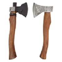 Handmade Carbon Steel Axe Eagle Printed on Blade 16.5 Inch