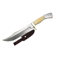 Wild Turkey Handmade - Fixed Blade Knife - Bone Handle