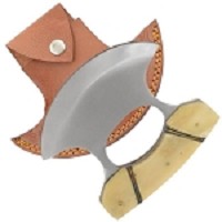 Wild Turkey - Handmade Alaskan Ulu knife Crescent