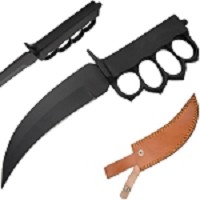 11.5 Inch Handmade Knuckle Duster Trench Knife Talon Blade