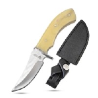Wild Turkey Handmade - Fixed Blade Knife - Bone Handle 8 Inch